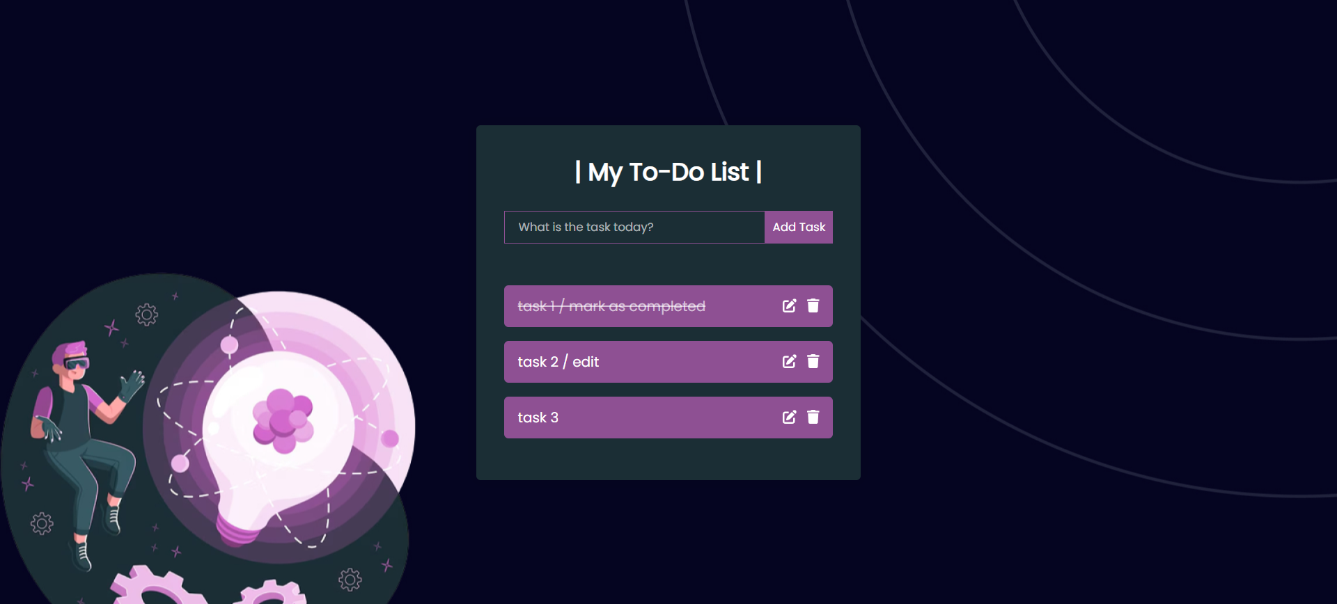 ToDo-HomePage