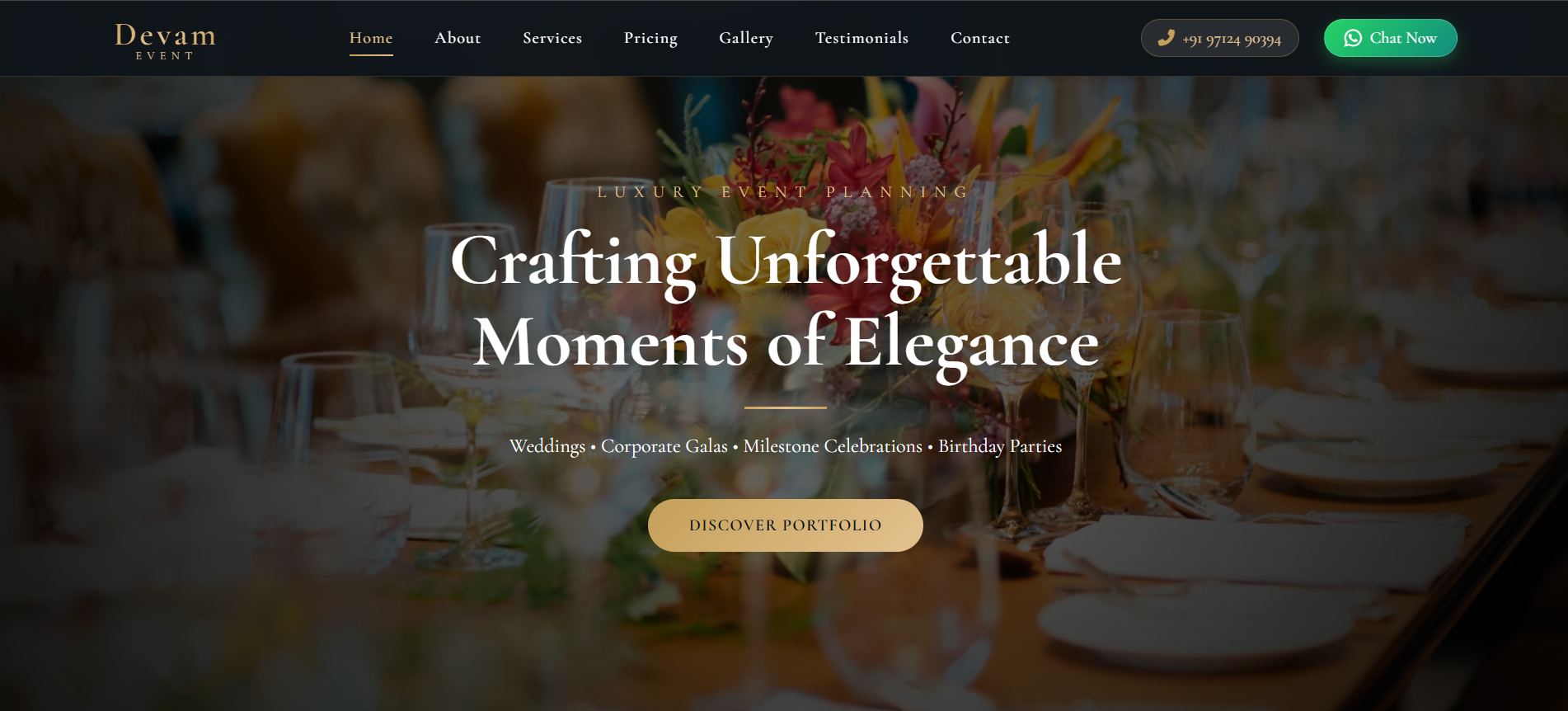 Event Planner Website